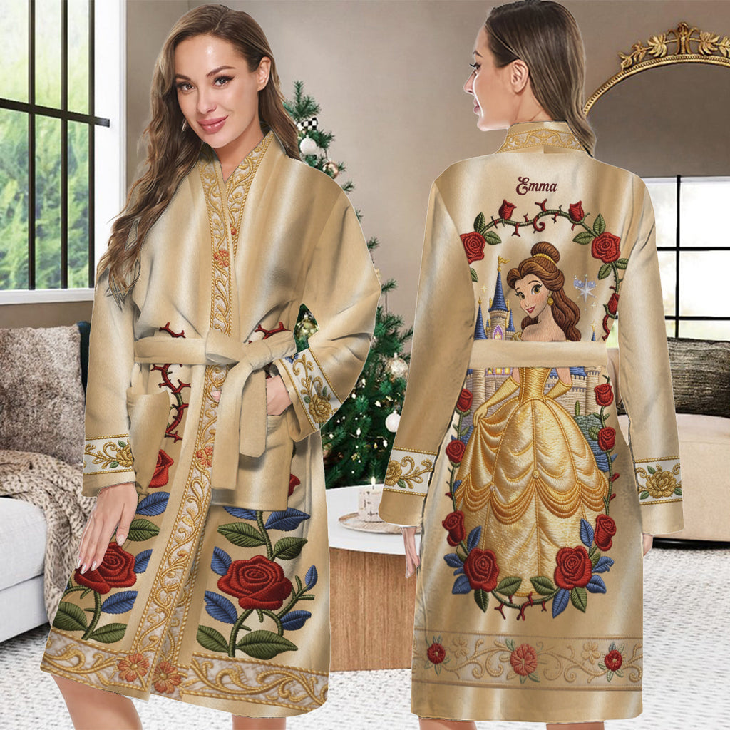 Personalized Beauty and The Beast Pajama Kimono Robe for Couples Pajama Kimono Robe GradoCreations