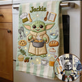 Personalized May the Fork Be With You Kitchen Towel Gift Towel GradoCreations