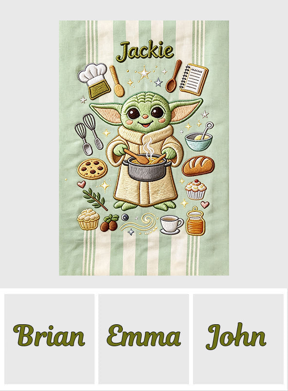 Personalized May the Fork Be With You Kitchen Towel Gift Towel GradoCreations