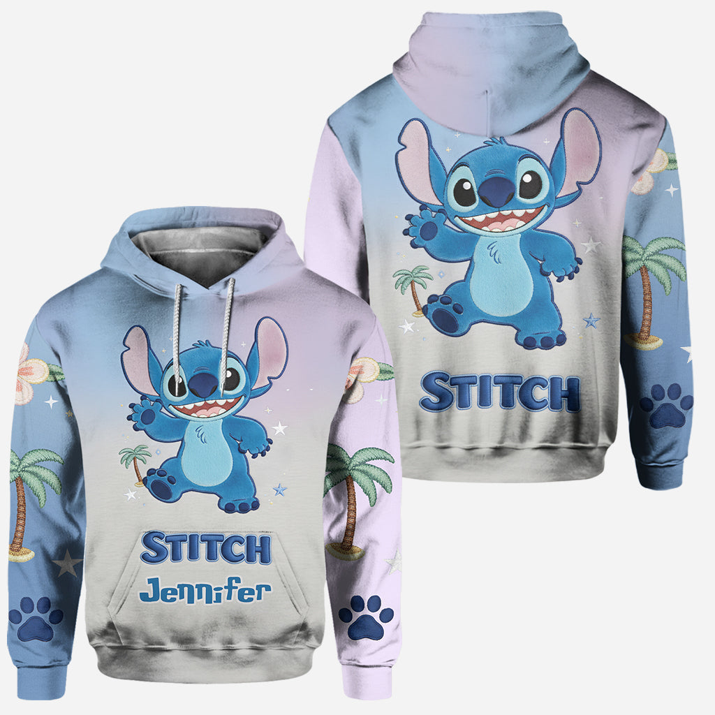 Personalized Stitch Hoodie and Leggings Custom Name Gift Hoodie & Leggings GradoCreations