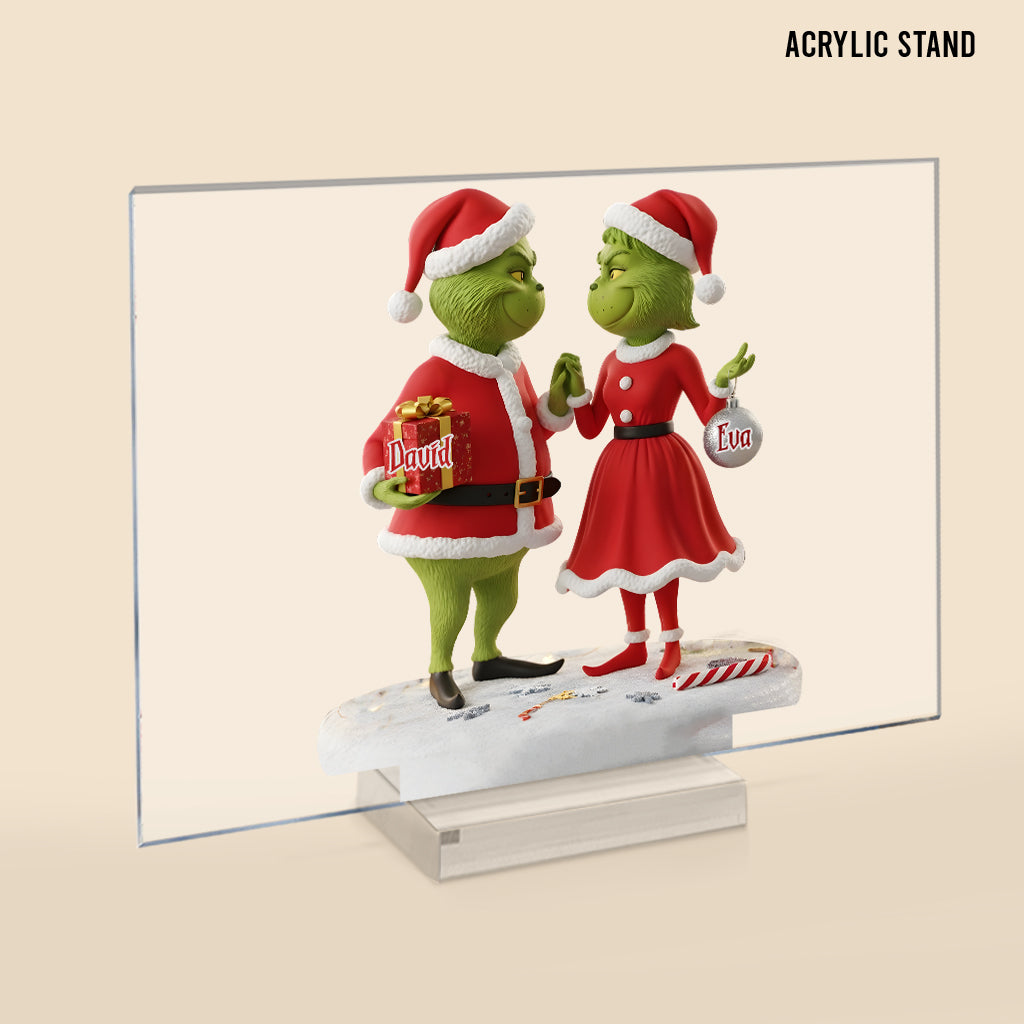 Personalized Transparent Acrylic Plaque Christmas Gift Keepsake Transparent Acrylic Plaque GradoCreations