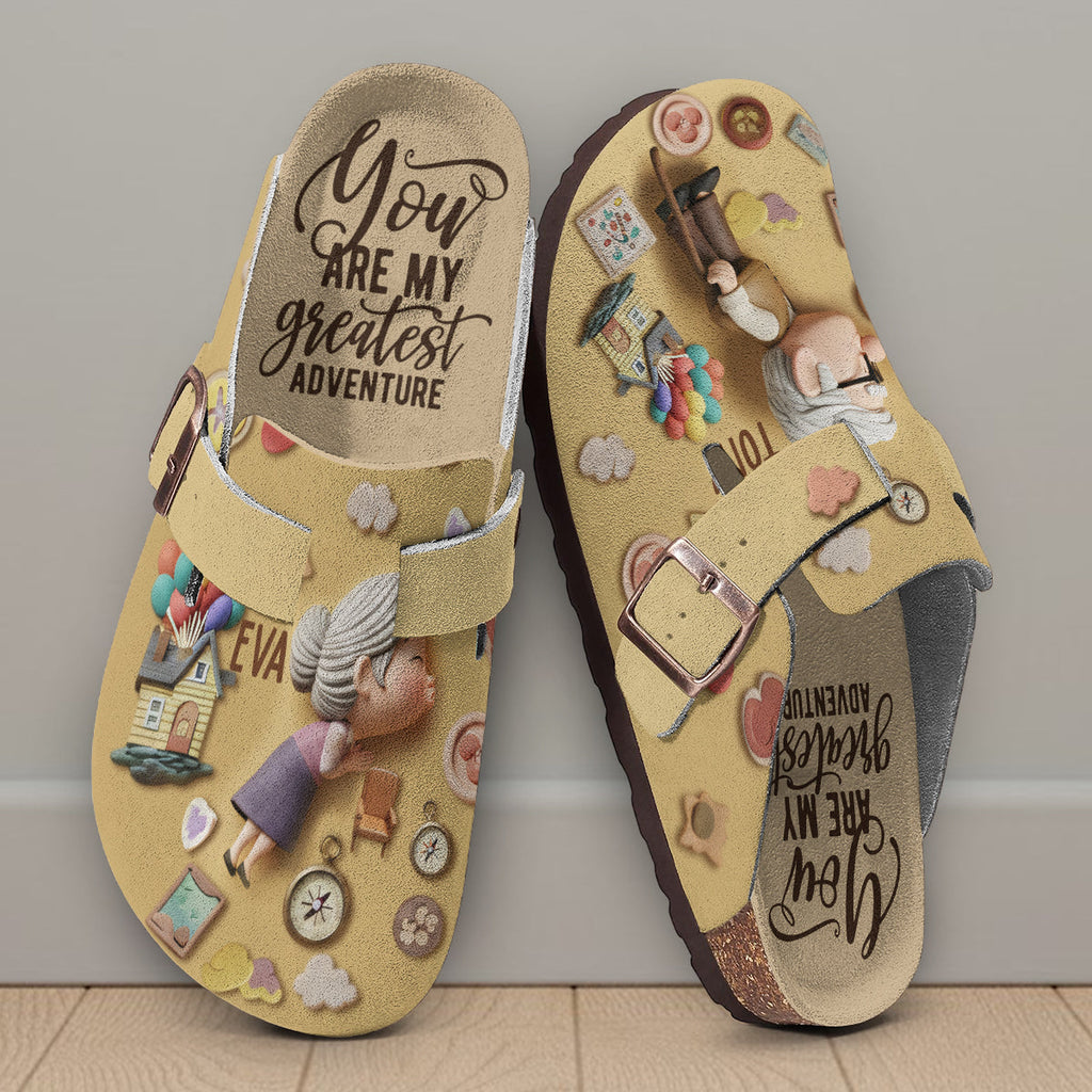 Personalized Arch Support Clogs with Custom Design for Couples Clogs With Arch Support GradoCreations