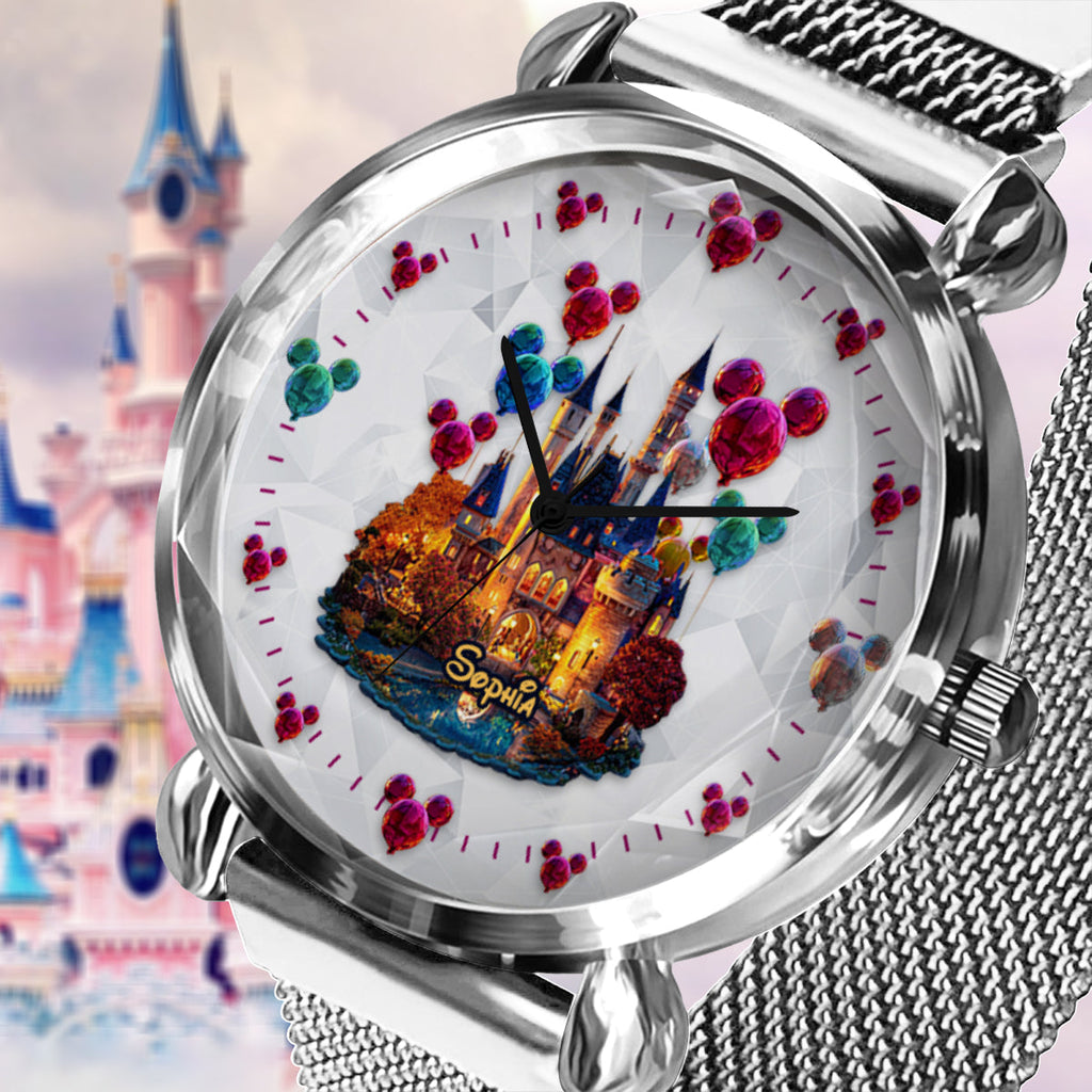 Personalized Magical Night Women's Hand Watch with Custom Name Women Hand Watch GradoCreations