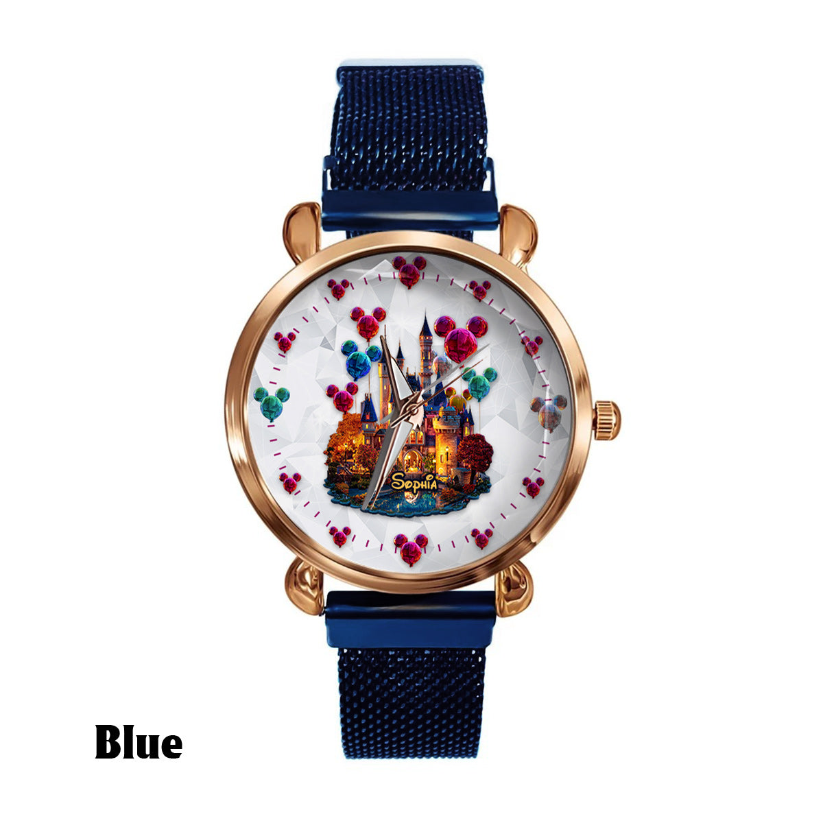 Personalized Magical Night Women's Hand Watch with Custom Name Women Hand Watch GradoCreations