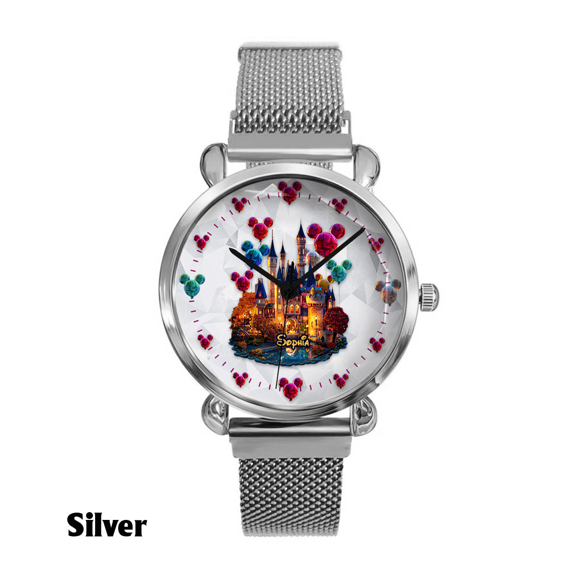 Personalized Magical Night Women's Hand Watch with Custom Name Women Hand Watch GradoCreations