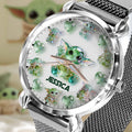 Personalized Cute Baby Character Women's Watch Unique Gift Women Hand Watch GradoCreations