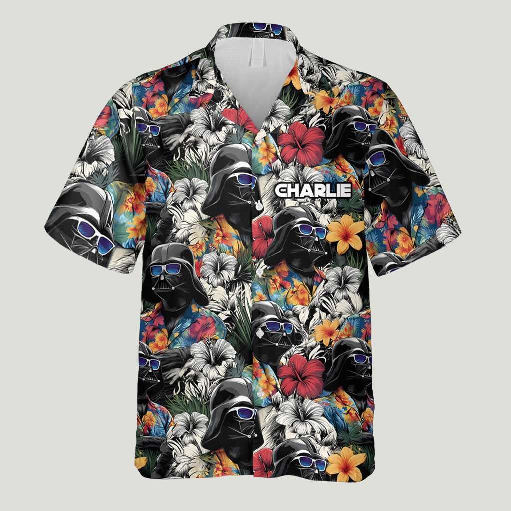 Personalized Hawaiian Shirt for Dad/Son with Star Fights Design Hawaiian Shirt GradoCreations