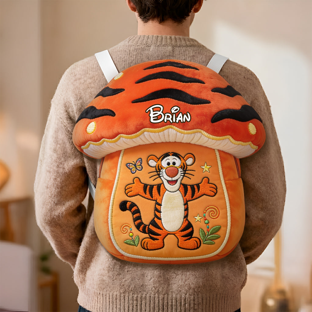 Personalized Honey Bear Plush Backpack for Kids and Adults Plush Backpack GradoCreations