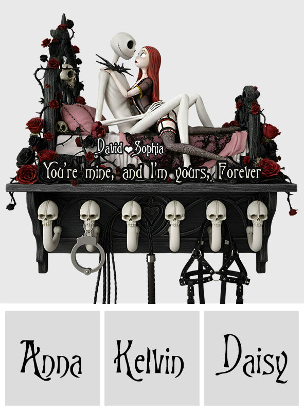 Personalized Nightmare Hanging Organizer with Hooks for Home Decor Shaped Hanging Organizer GradoCreations