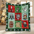 Personalized Nightmare Before Christmas Blanket Gift for Kids Blanket GradoCreations