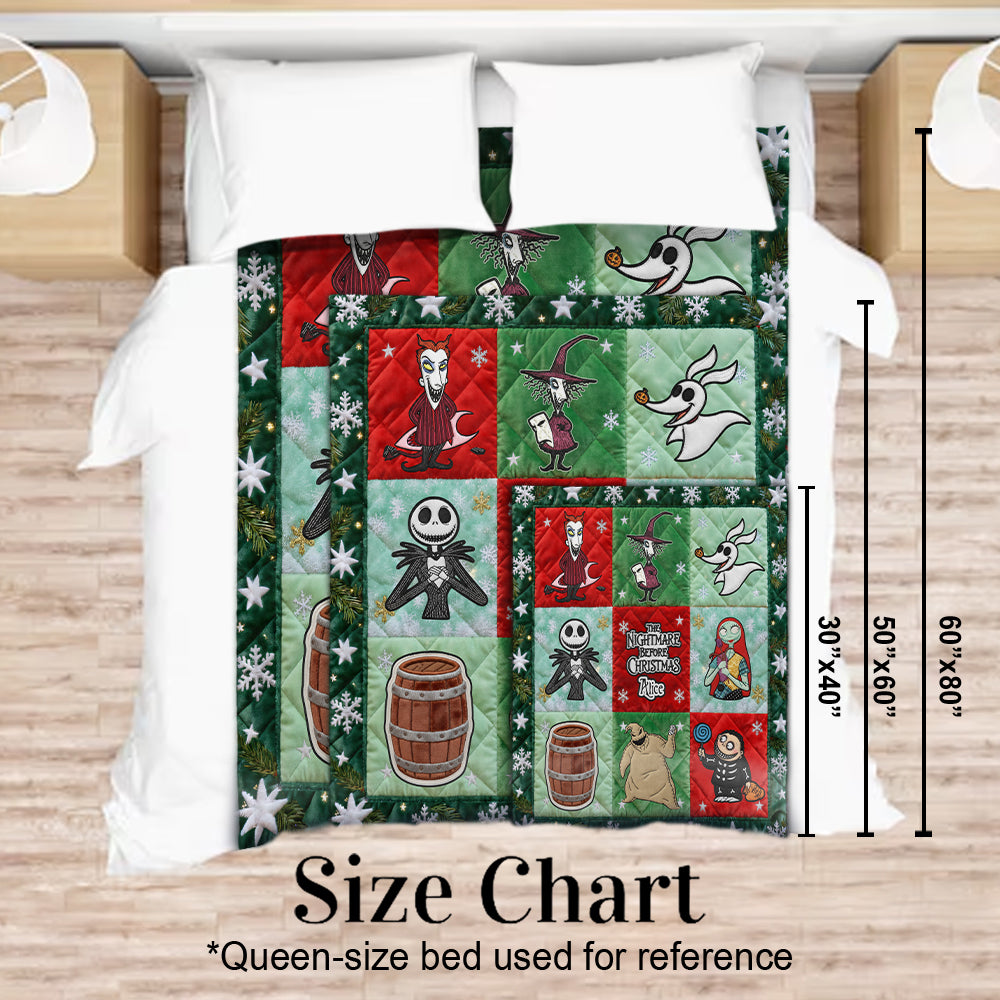 Personalized Nightmare Before Christmas Blanket Gift for Kids Blanket GradoCreations