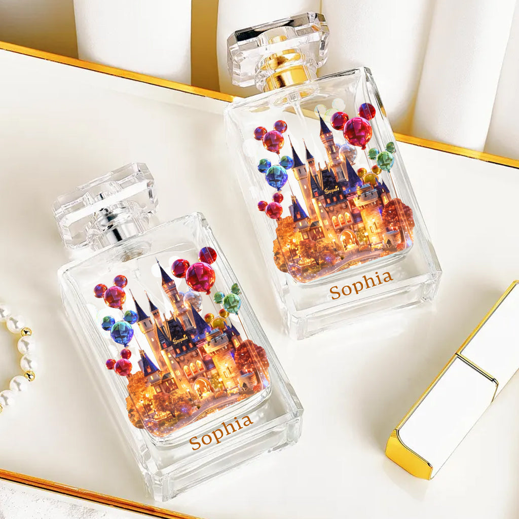 Personalized Refillable Perfume Bottle Magical Castle Gift Refillable Perfume Bottle GradoCreations