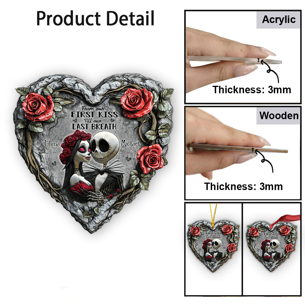 Personalized Nightmare Before Christmas Ornament Custom Name Gift Ornament GradoCreations