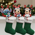 Personalized Mouse Shaped Stocking Hanger Custom Name for Christmas Shaped Stocking Hanger GradoCreations