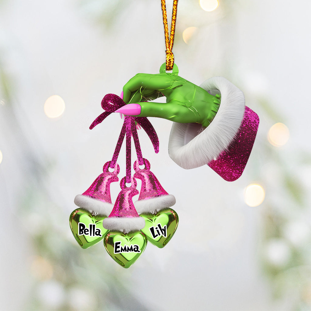 Personalized Merry Grinchmas Christmas Ornament Custom Name Gift Ornament GradoCreations