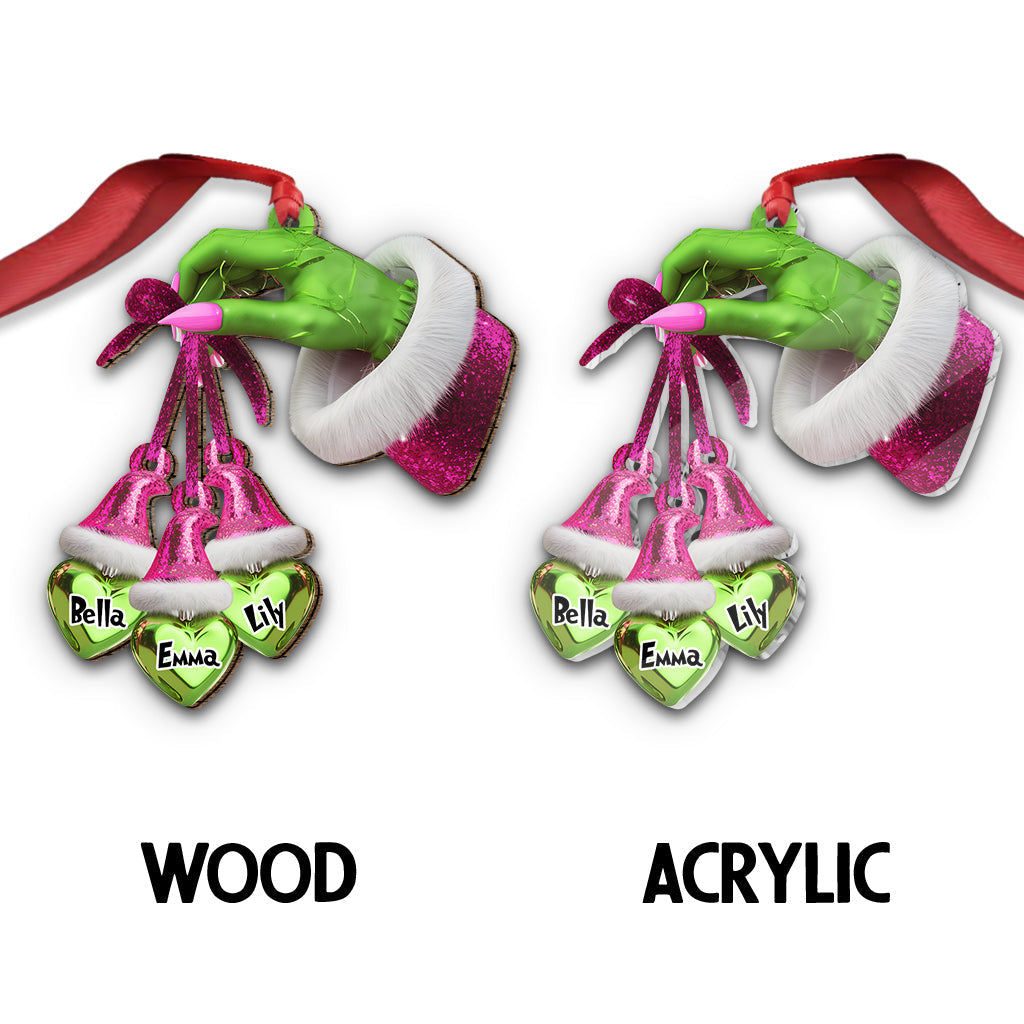 Personalized Merry Grinchmas Christmas Ornament Custom Name Gift Ornament GradoCreations