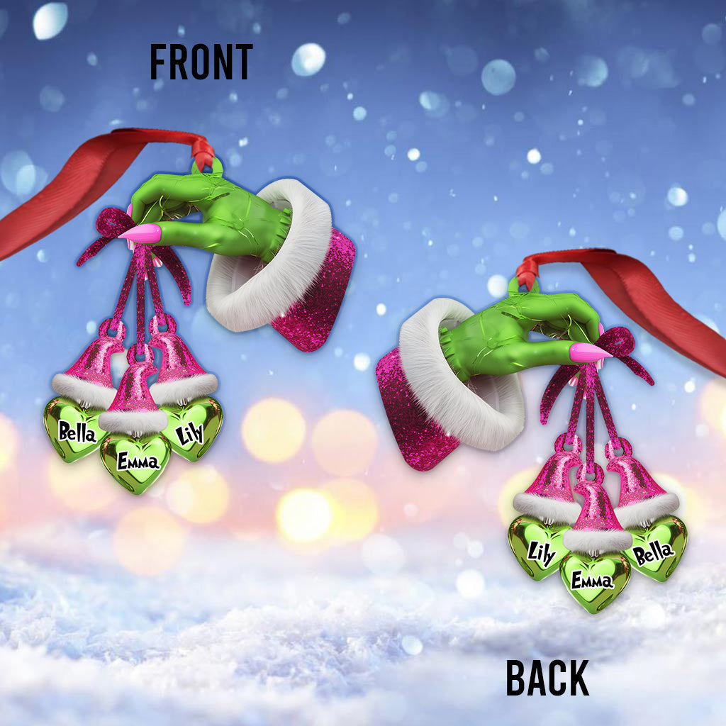 Personalized Merry Grinchmas Christmas Ornament Custom Name Gift Ornament GradoCreations