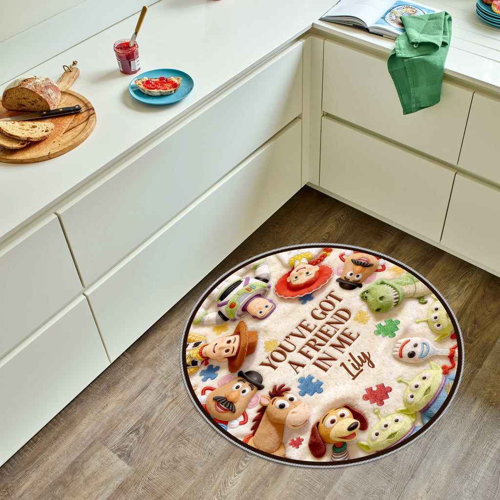 Personalized Non-Slip Tufted Rug Autism Awareness Gift for Kids Non-Slip Tufted Rug GradoCreations