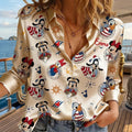 Personalized Disney Cruise Button-Up Shirt Custom Name Gift Button-Up Shirt GradoCreations