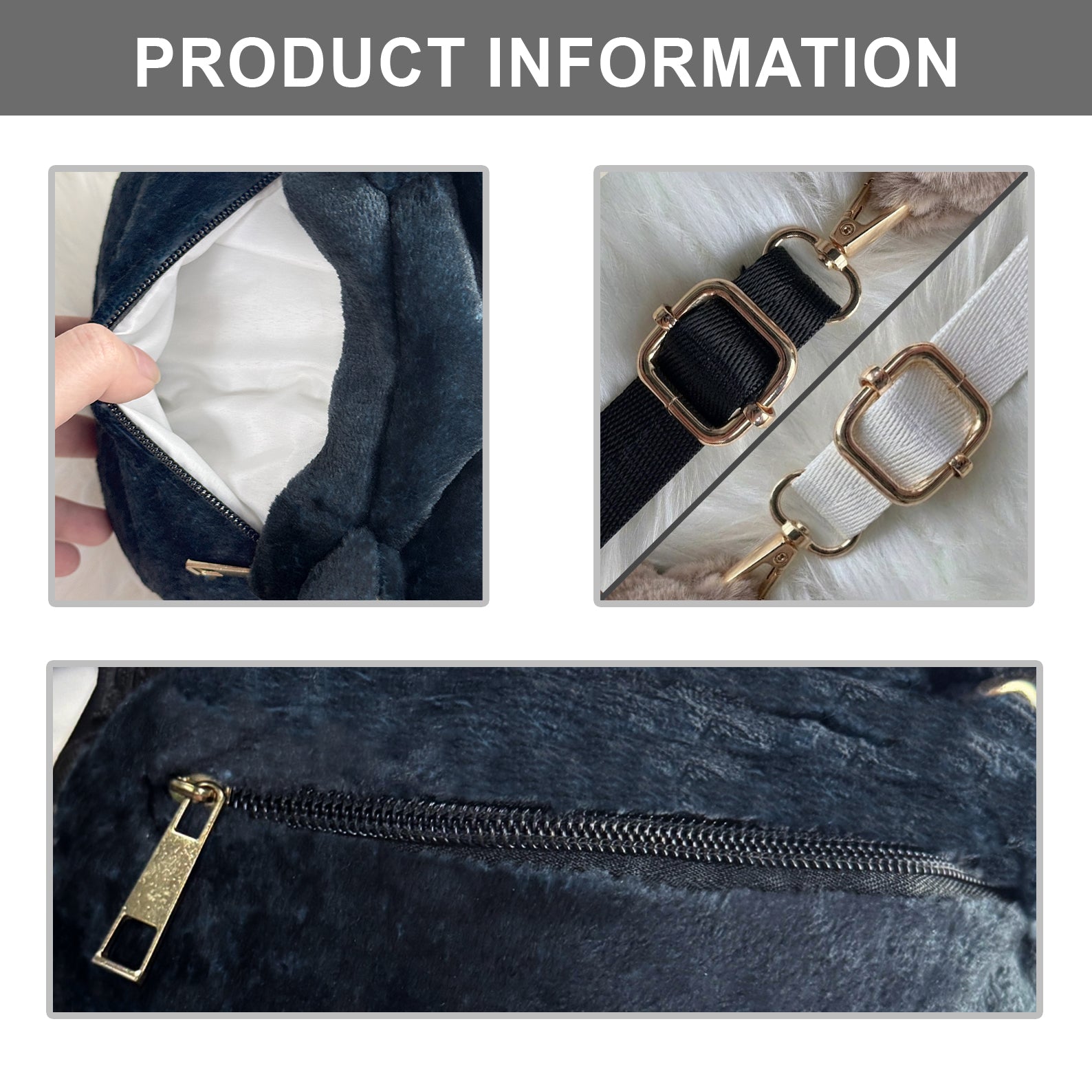 Personalized Fairy Plush Crossbody Bag Custom Name Gift Plush Crossbag GradoCreations