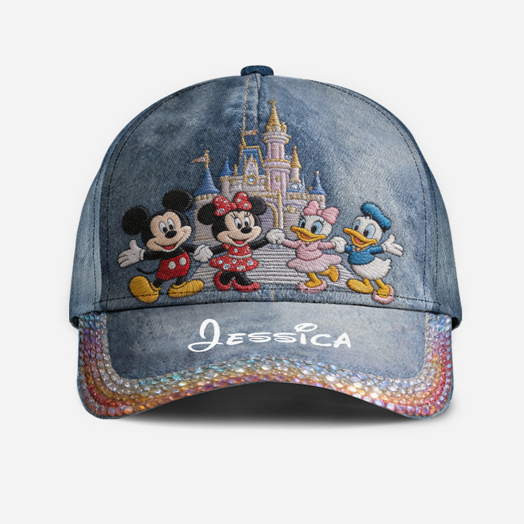 Personalized Denim Classic Cap with Disney Characters for Kids Classic Cap GradoCreations