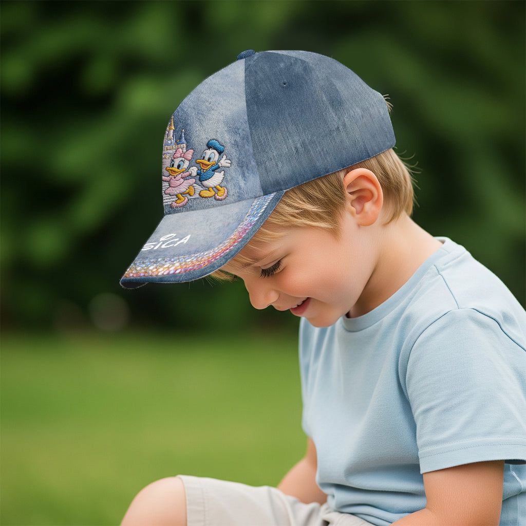 Personalized Denim Classic Cap with Disney Characters for Kids Classic Cap GradoCreations