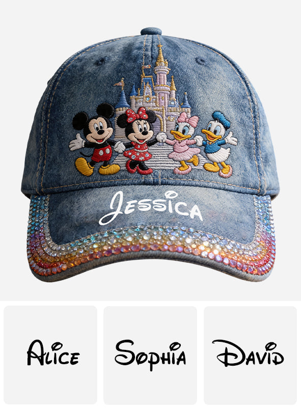 Personalized Denim Classic Cap with Disney Characters for Kids Classic Cap GradoCreations