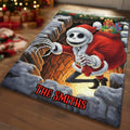 Personalized Nightmare Before Christmas Non-Slip Tufted Rug for Family Non-Slip Tufted Rug GradoCreations