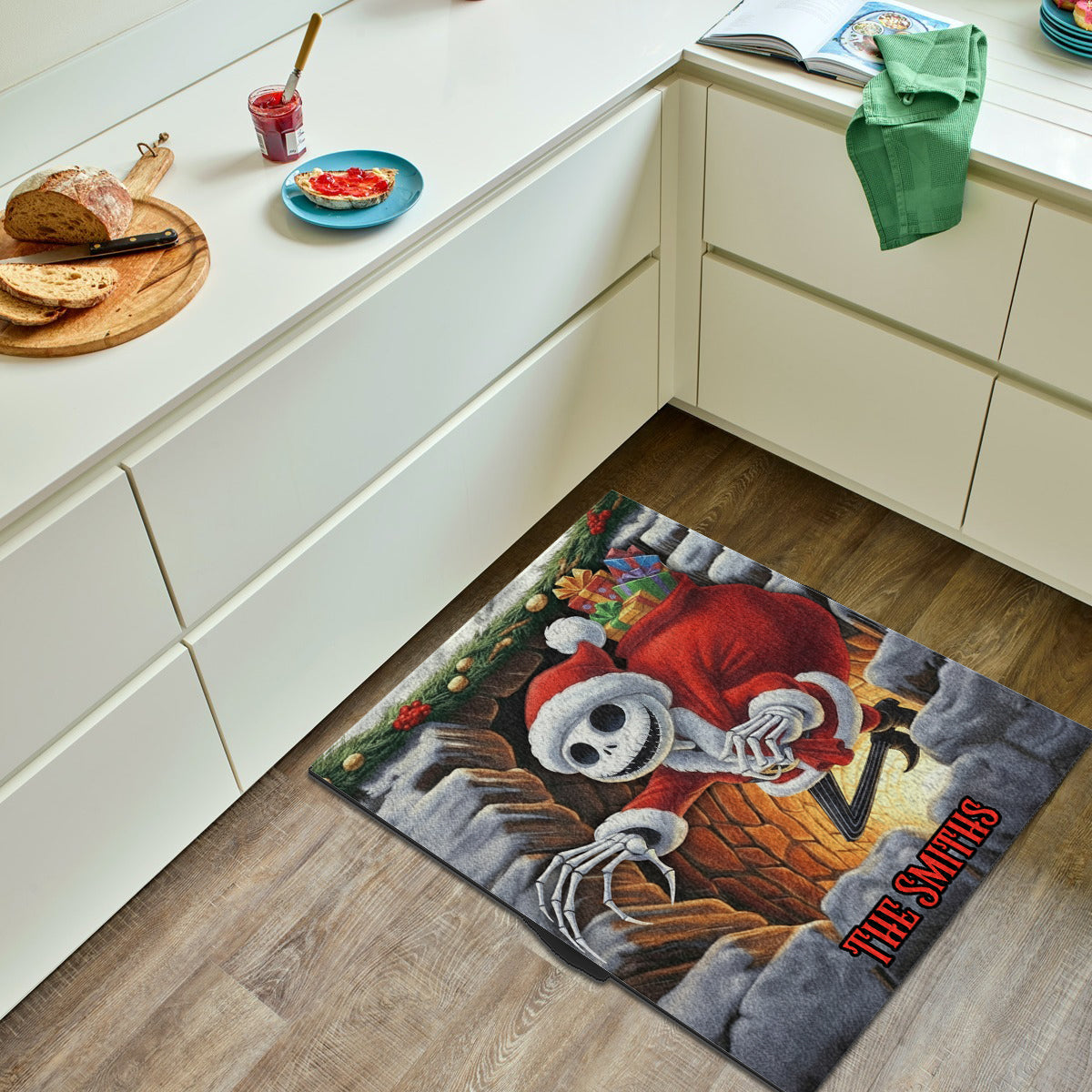 Personalized Nightmare Before Christmas Non-Slip Tufted Rug for Family Non-Slip Tufted Rug GradoCreations