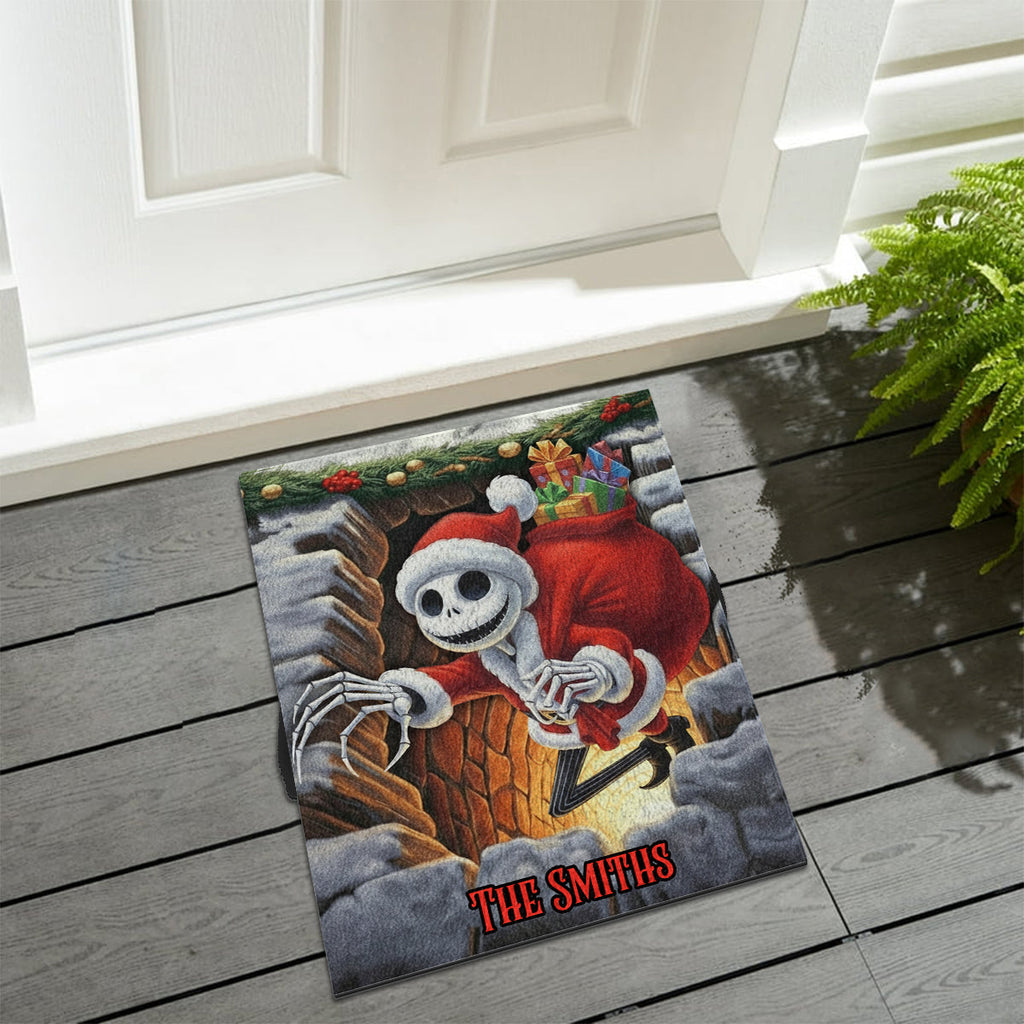 Personalized Nightmare Before Christmas Non-Slip Tufted Rug for Family Non-Slip Tufted Rug GradoCreations