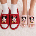 Personalized Cartoon Mouse Couple Open-Toe Slippers Gift Open-Toe Slippers GradoCreations