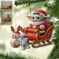 Personalized Star Wars Christmas Ornament Custom Name Gift Ornament GradoCreations