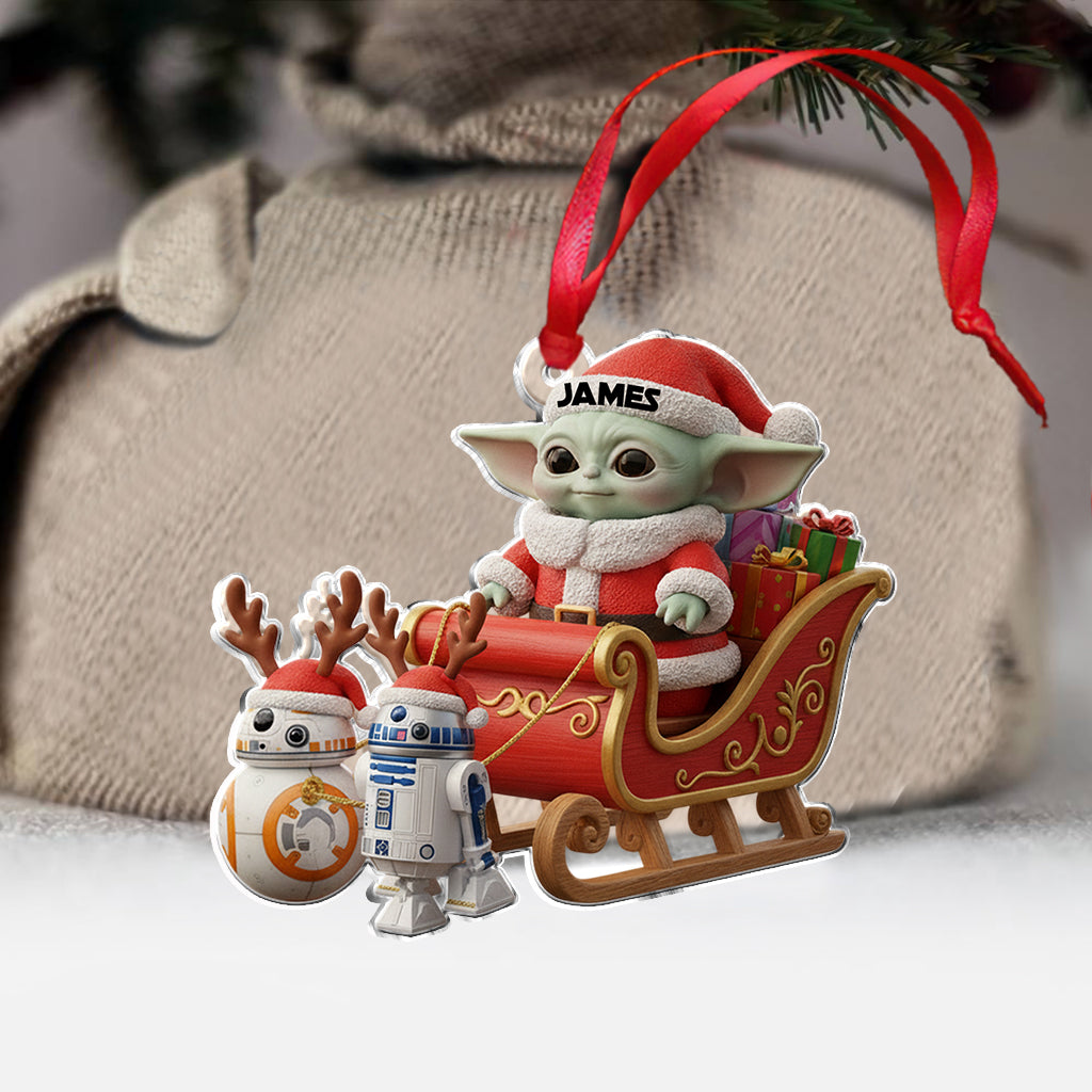 Personalized Star Wars Christmas Ornament Custom Name Gift Ornament GradoCreations