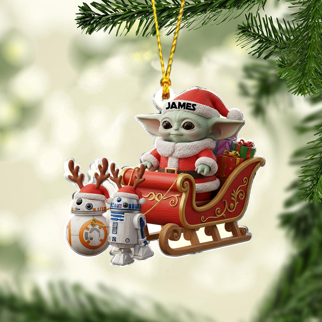 Personalized Star Wars Christmas Ornament Custom Name Gift Ornament GradoCreations