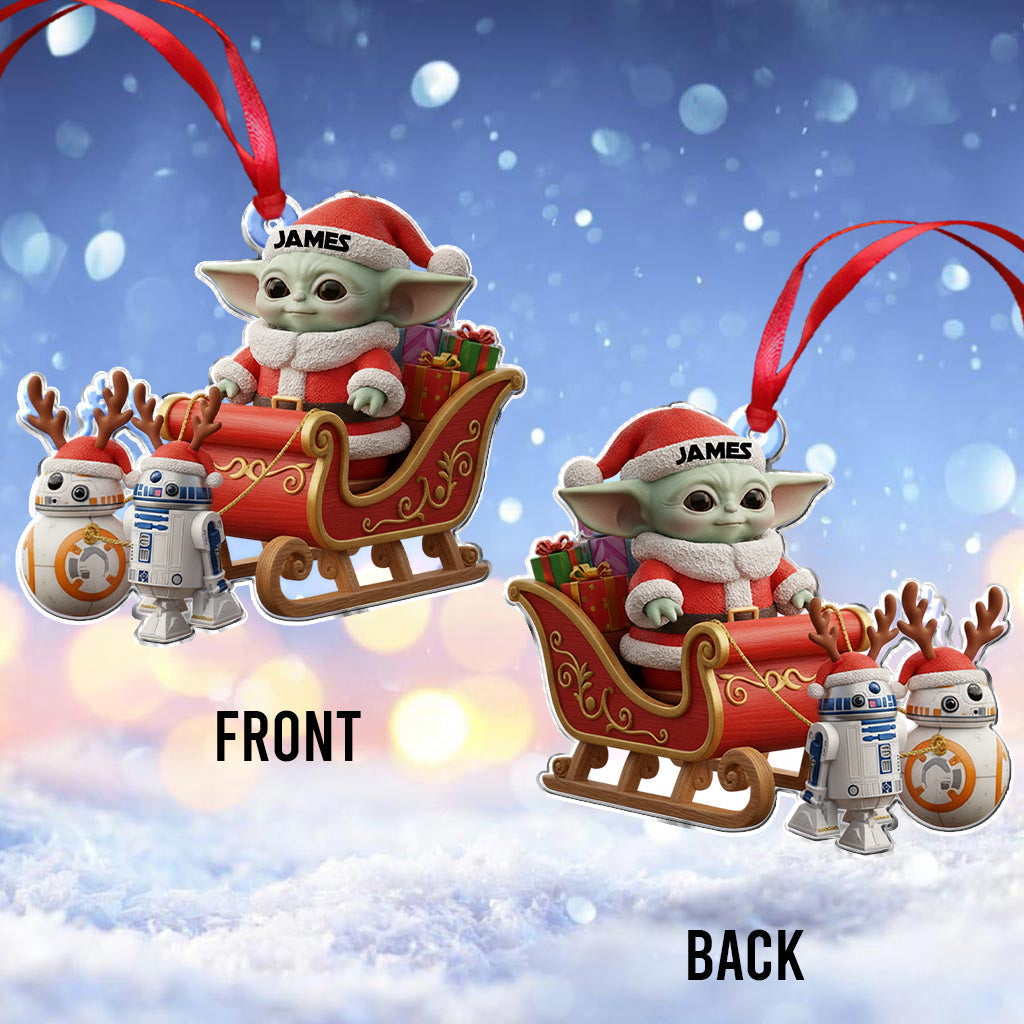 Personalized Star Wars Christmas Ornament Custom Name Gift Ornament GradoCreations