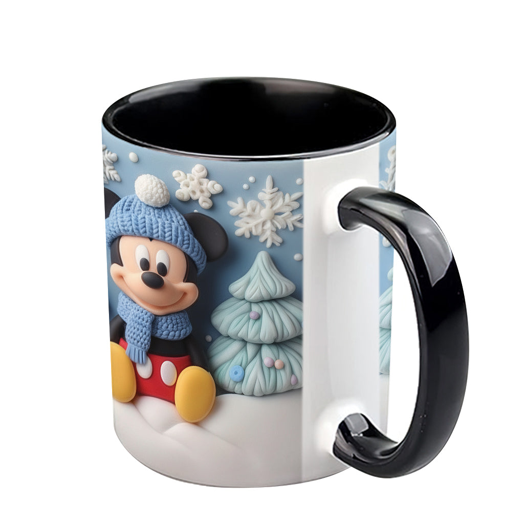 Personalized 3D Mouse Accent Mug Custom Name Gift for Kids Accent Mug GradoCreations
