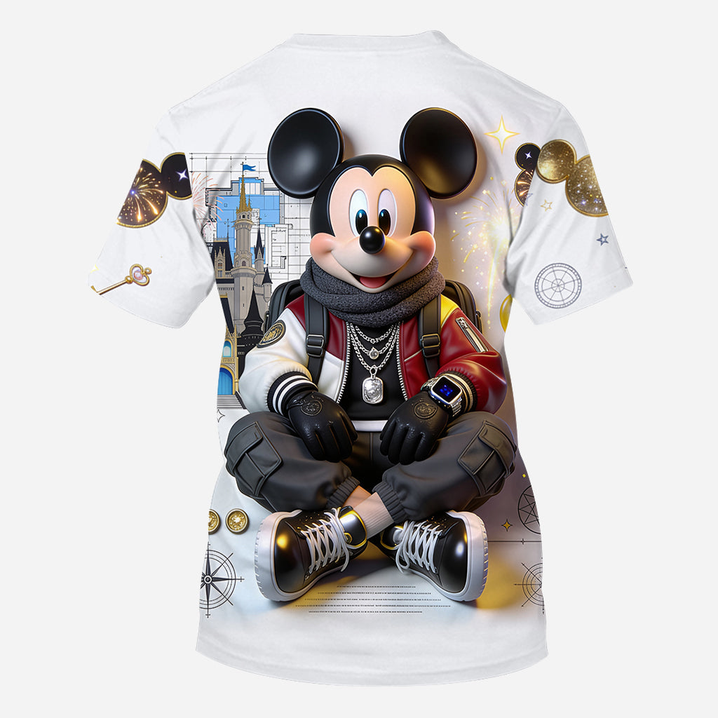Personalized 3D Art Mouse Graphic All Over Shirt for Kids All Over Shirt GradoCreations