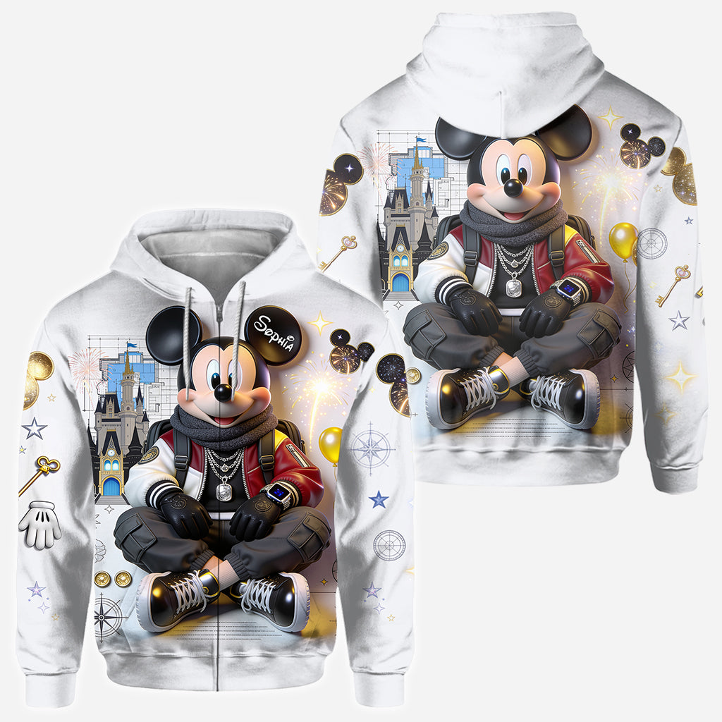 Personalized 3D Art Mouse Graphic All Over Shirt for Kids All Over Shirt GradoCreations