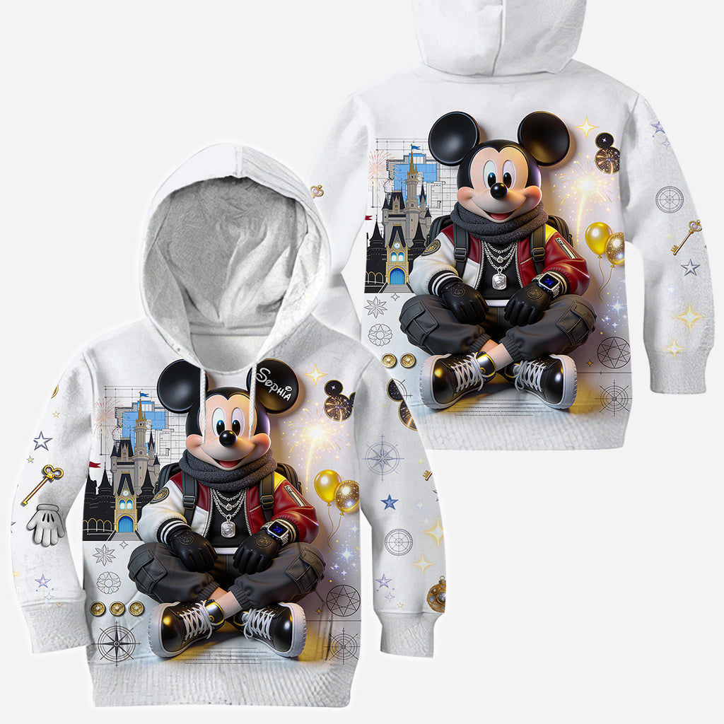 Personalized 3D Art Mouse Graphic All Over Shirt for Kids All Over Shirt GradoCreations