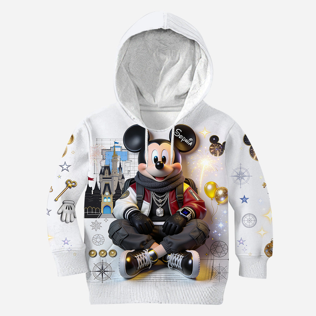 Personalized 3D Art Mouse Graphic All Over Shirt for Kids All Over Shirt GradoCreations