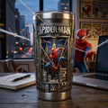 Personalized Spider-Man Tumbler Custom Name Gift for Him Tumbler GradoCreations