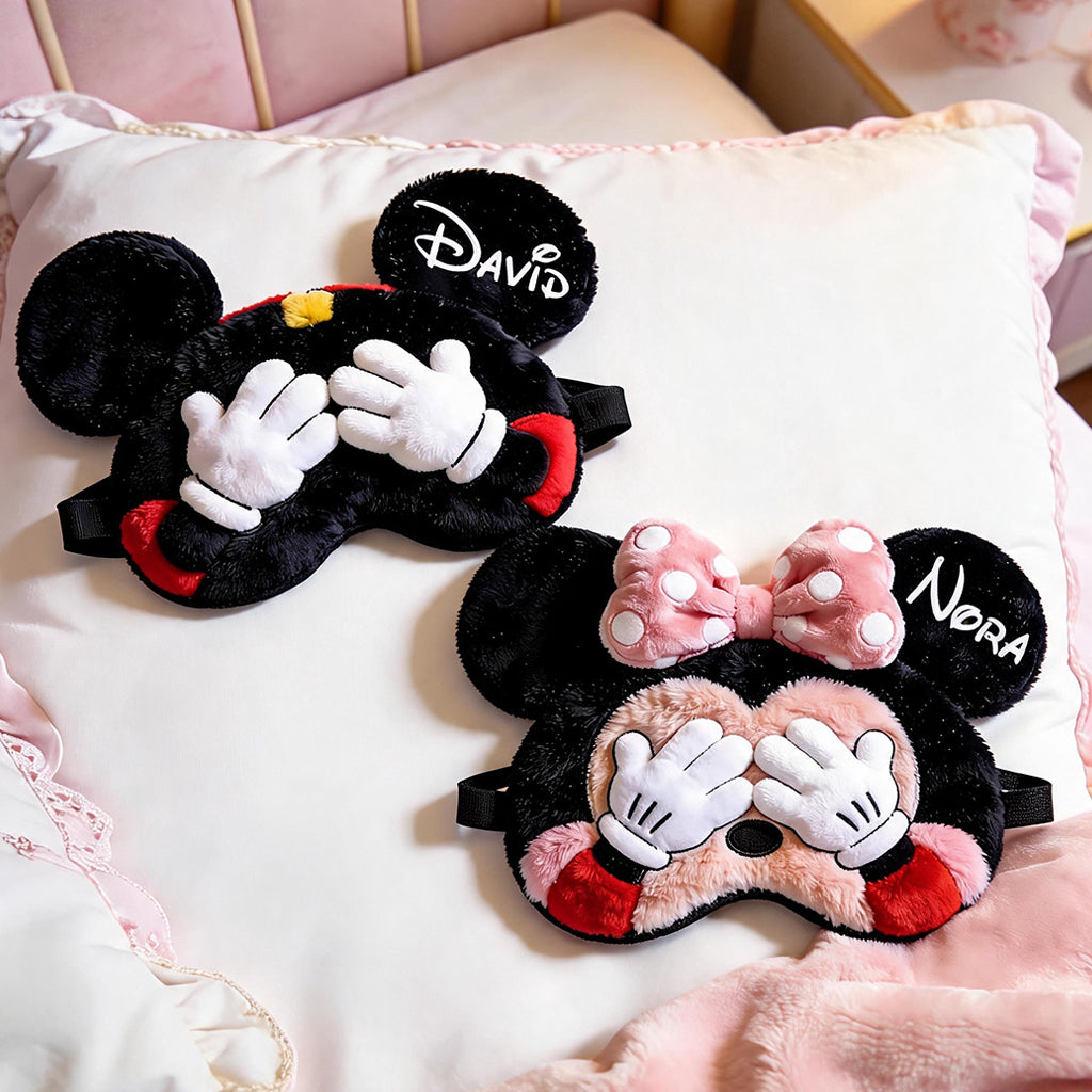 Personalized Funny Mouse Cooling Sleep Mask for Kids & Adults Cooling Sleep Mask GradoCreations