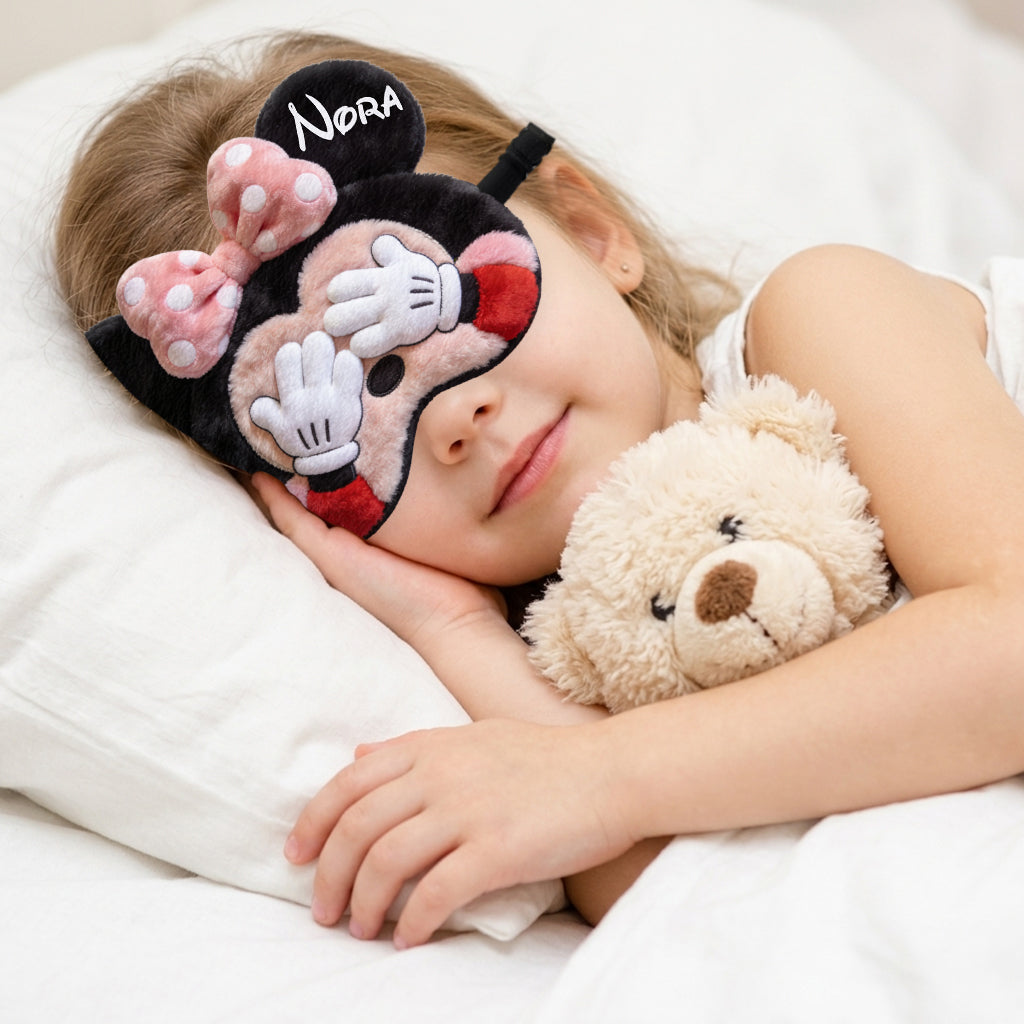 Personalized Funny Mouse Cooling Sleep Mask for Kids & Adults Cooling Sleep Mask GradoCreations