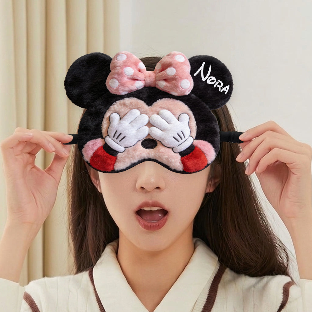 Personalized Funny Mouse Cooling Sleep Mask for Kids & Adults Cooling Sleep Mask GradoCreations
