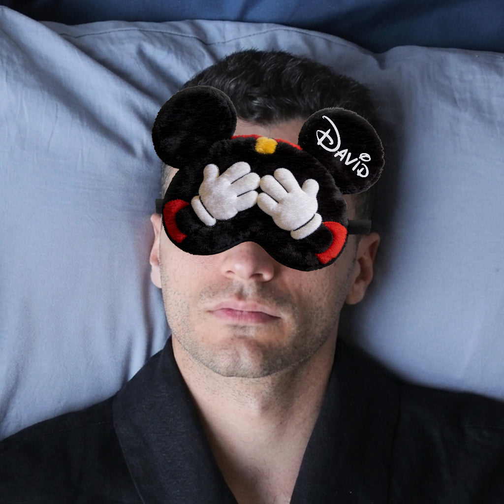 Personalized Funny Mouse Cooling Sleep Mask for Kids & Adults Cooling Sleep Mask GradoCreations