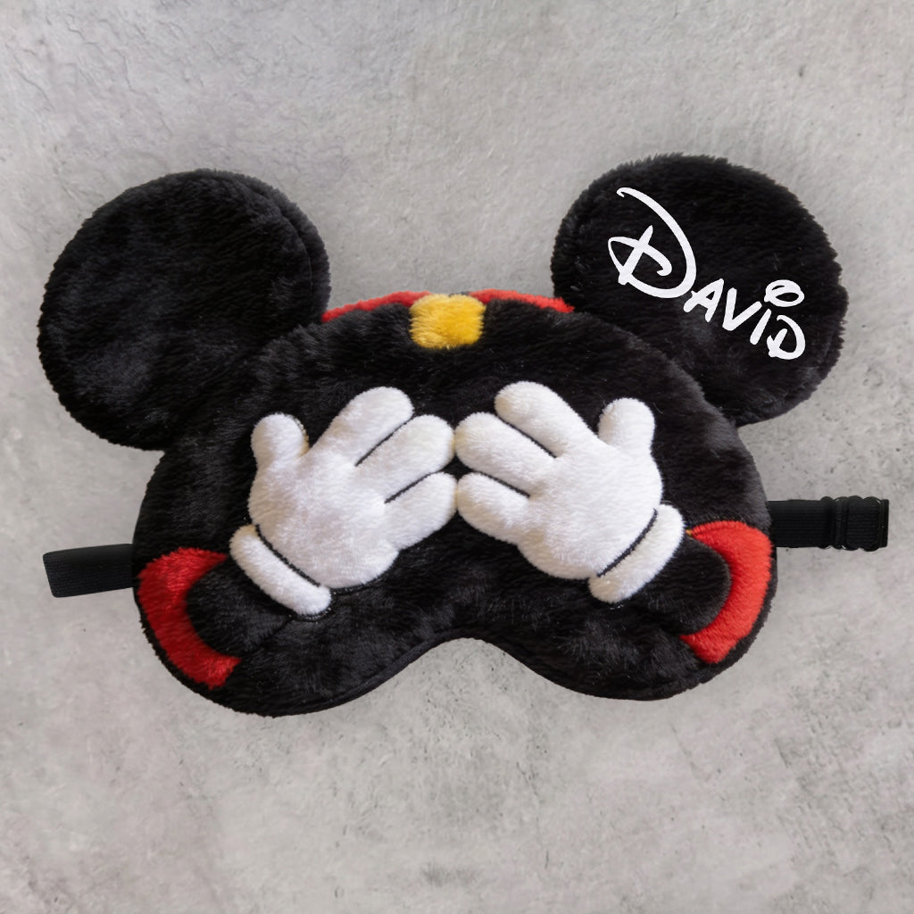 Personalized Funny Mouse Cooling Sleep Mask for Kids & Adults Cooling Sleep Mask GradoCreations