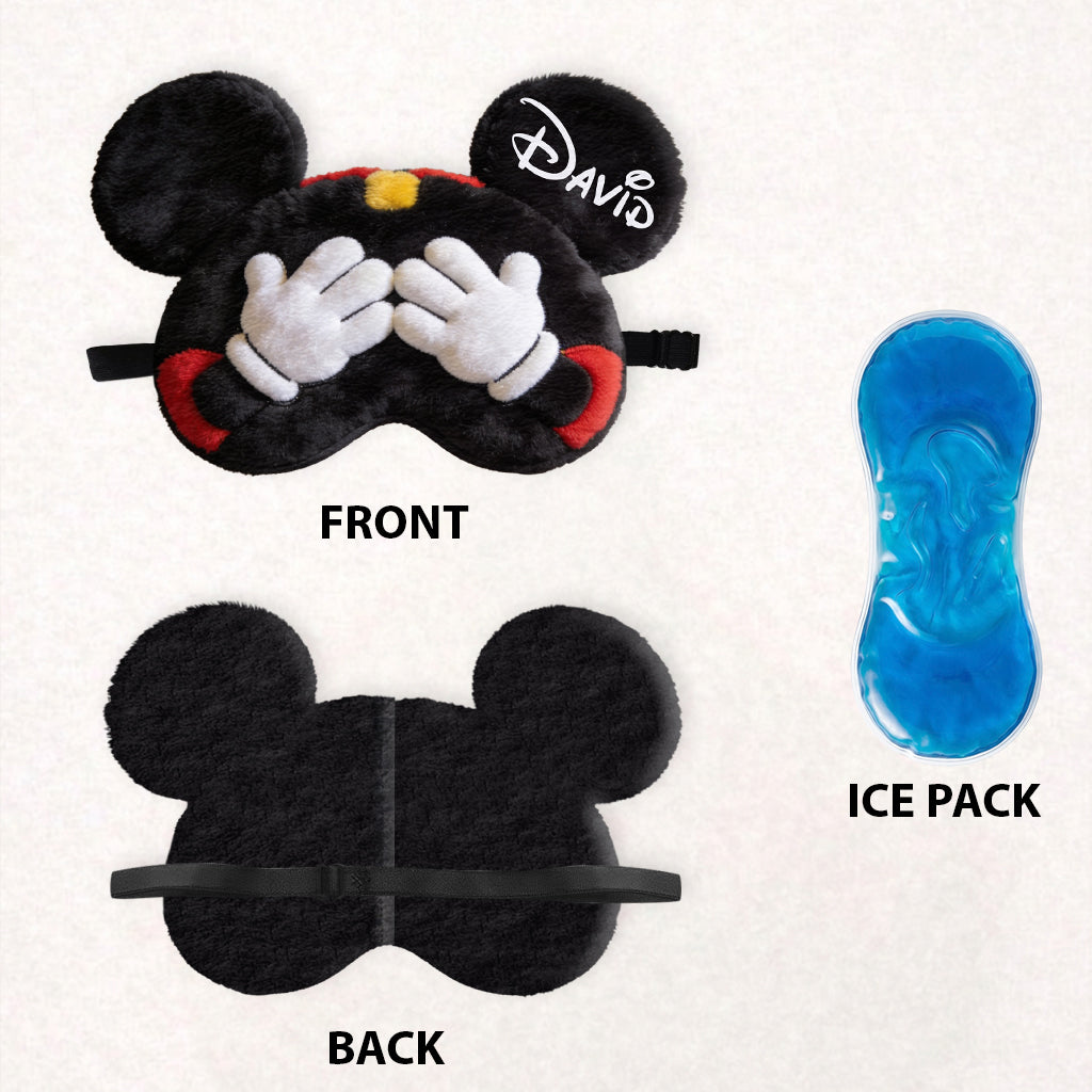 Personalized Funny Mouse Cooling Sleep Mask for Kids & Adults Cooling Sleep Mask GradoCreations