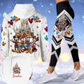 Personalized Disney Character Hoodie and Leggings Set for Kids Hoodie & Leggings GradoCreations