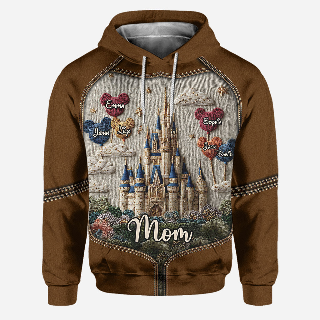 Personalized Mom Hoodie and Leggings Set Custom Names Gift Hoodie & Leggings GradoCreations