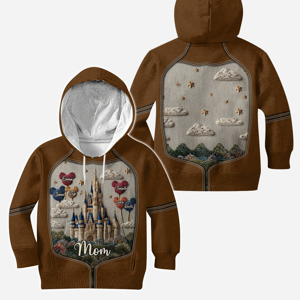 Personalized Mom Hoodie and Leggings Set Custom Names Gift Hoodie & Leggings GradoCreations